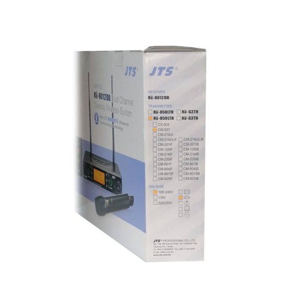 میکروفون جی تی اس مدل RU8012+850LTB+CM501 - Image 2