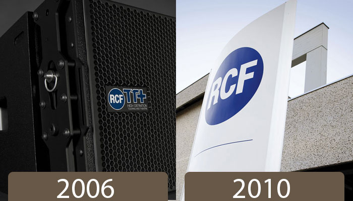 برند RCF در سال 2006 و سال 2010